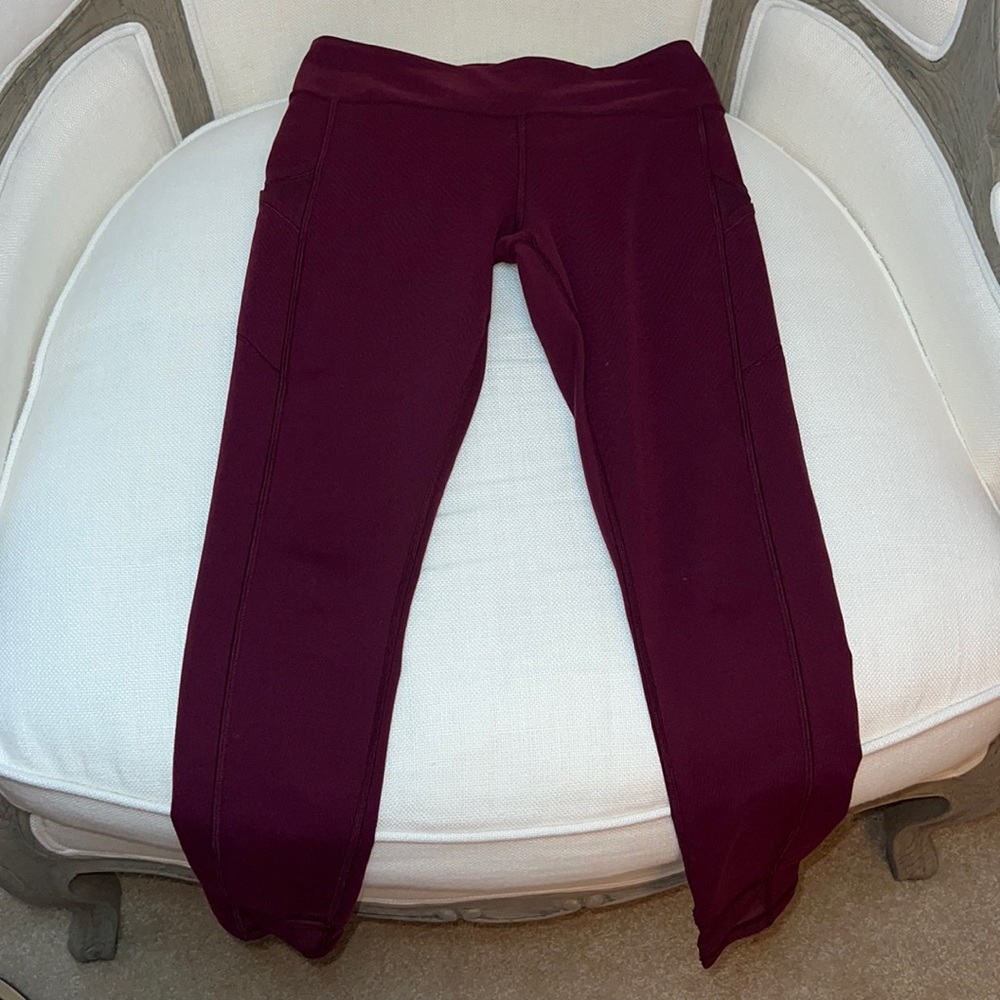 Lululemon Red Leggings